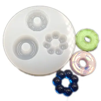 

DIY Cute Chocolate Donut Pendant Epoxy Resin Silicone Mold Jewelry Making Tools