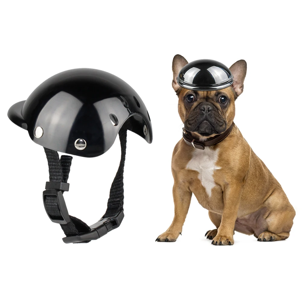 Pet Helmet Motorcycle Helmet Dog Cat Tiara for Small Medium Dogs French Bulldog Chihuahua Cat Headdress Party Funny Photo Props