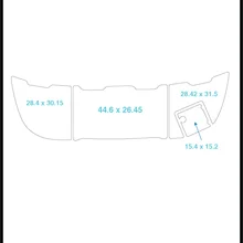 2001 Chaparral Подпись 280 плавающий шаг коврик лодка EVA Тиковый настил 1/" 6 мм
