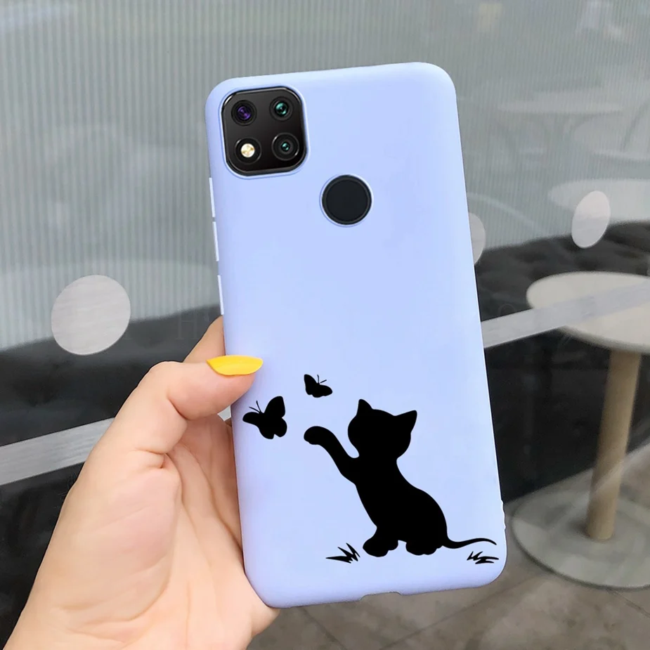 Yoedge Cover Per Xiaomi Redmi 9C / Redmi 9C NFC – Custodia In Gel Trasparente Morbido TPU, Sottile E Antiurto, Con Stampa Gatto