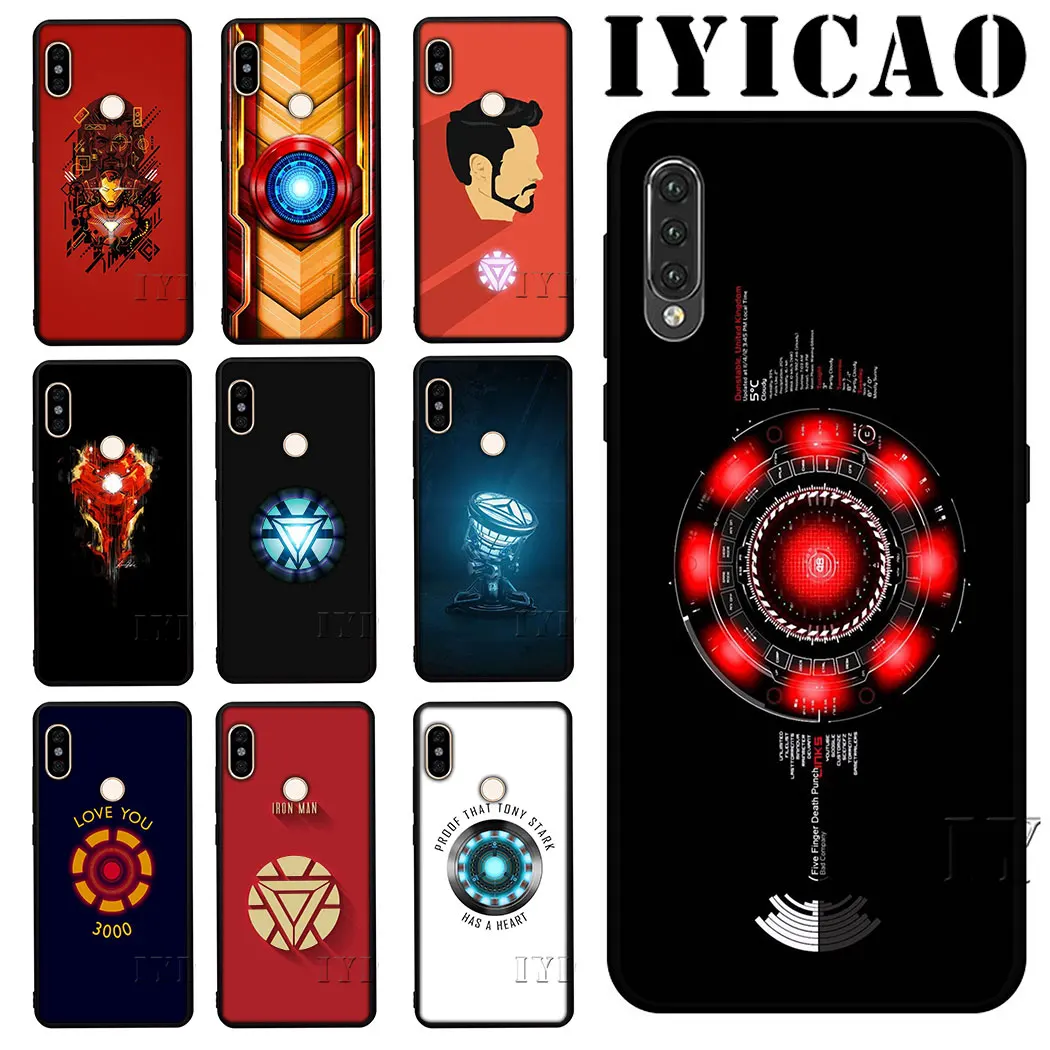 IYICAO Iron Man I love you 3000 Soft Silicone Phone for Redmi Note 5 6 7 Pro 5A Prime 7A K20 Go 8 Cover |