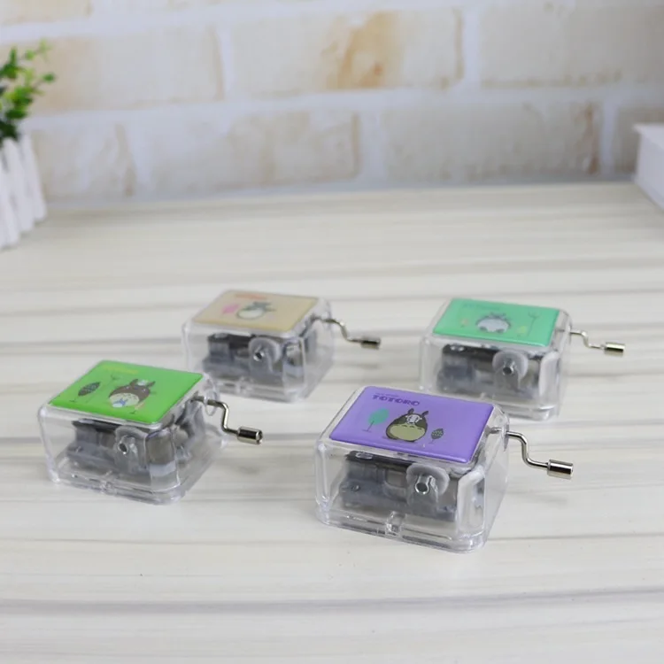 Free shipping Free shipping 160641 ACTS of love and transparent acrylic hand music box boutique student gift decoration