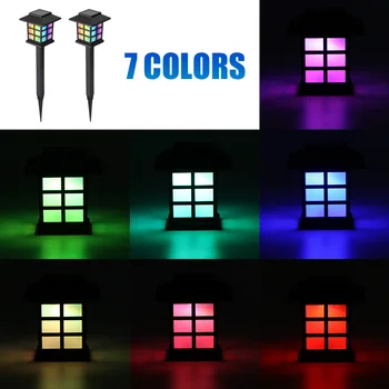 

2pcs Garden Lawn Lamps LED Solar Pathway Lamps Outdoor Waterproof Lights for Garden Landscape Path Yard Patio Walkway