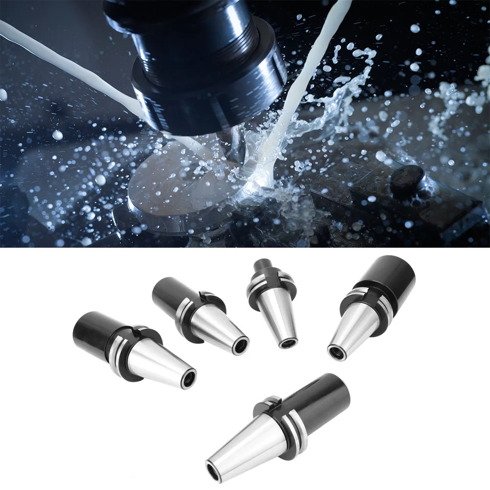 

5Pcs CAT40 End Mill Holder with Additional Fixing Screws End Milling Cutter Machine Frame Set CNC Collet Chuck Domestic Delivery