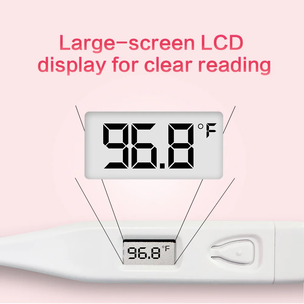 Thermomètre numérique,6PCSthermomètre numérique pour la fièvre