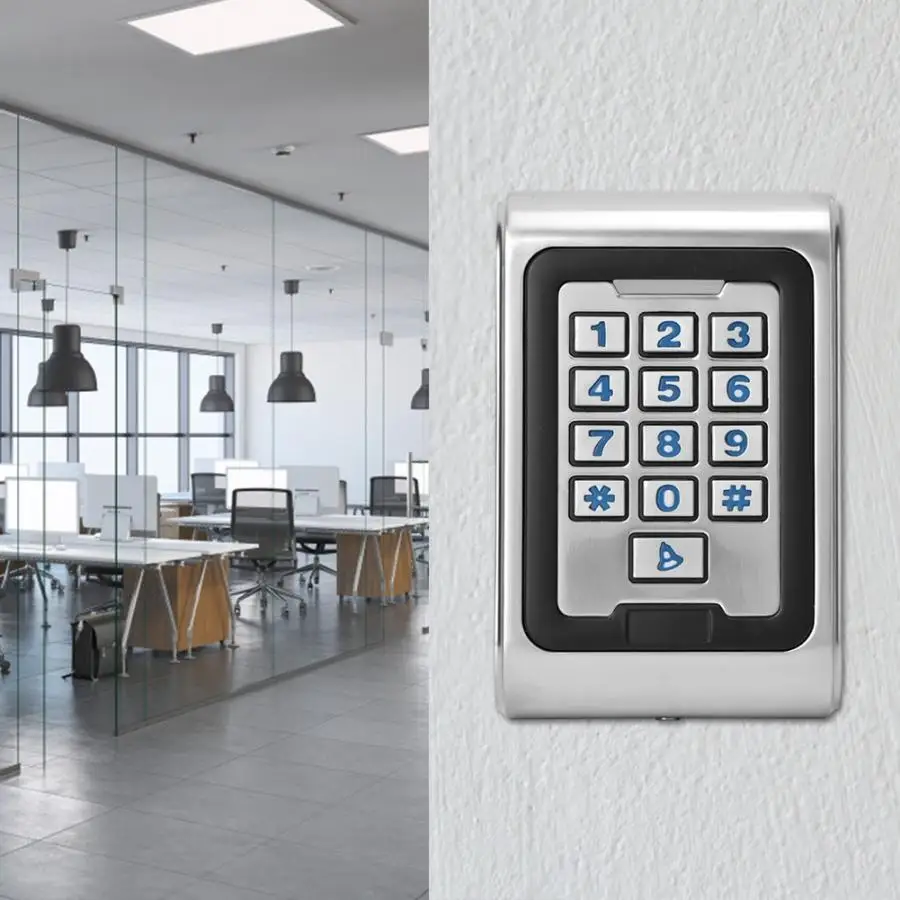 RFID считыватель клавиатуры карты контроля доступа пароль клавиатуры системы управления для двери Система безопасности