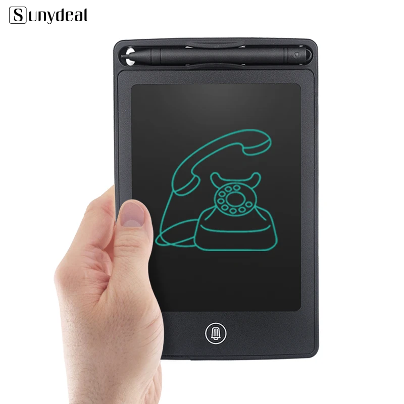 

LCD Writing Tablet 6.5 inch Digital Drawing Electronic Handwriting Pad Message Graphics Board Kids Writing Board Lock key