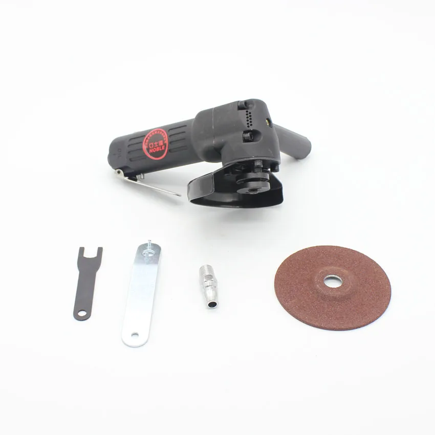 

High-speed Pneumatic Angle Grinder with Disc Polished Piece and PVC Handle for Machine Polished Cutting Operation
