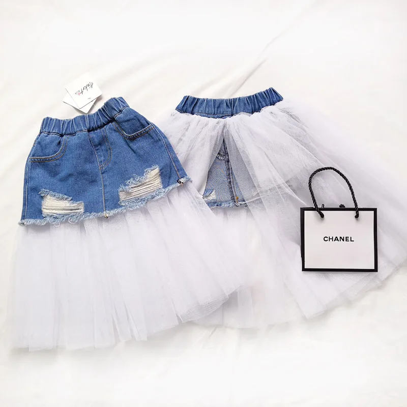 

Can Wear Both Sides Denim Skirt