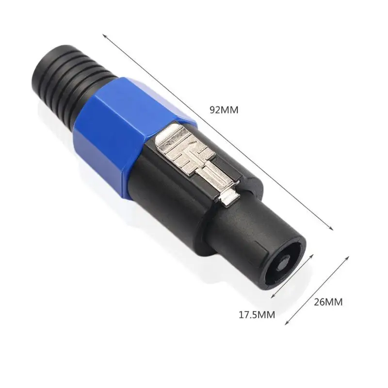 10 шт. NL4FC Omutou 2117/2116 4Pin блокировки Amp Динамик разъем 4-полюсный автоматический длинный хвост припоя адаптер легко Применение и установки - Цвет: B