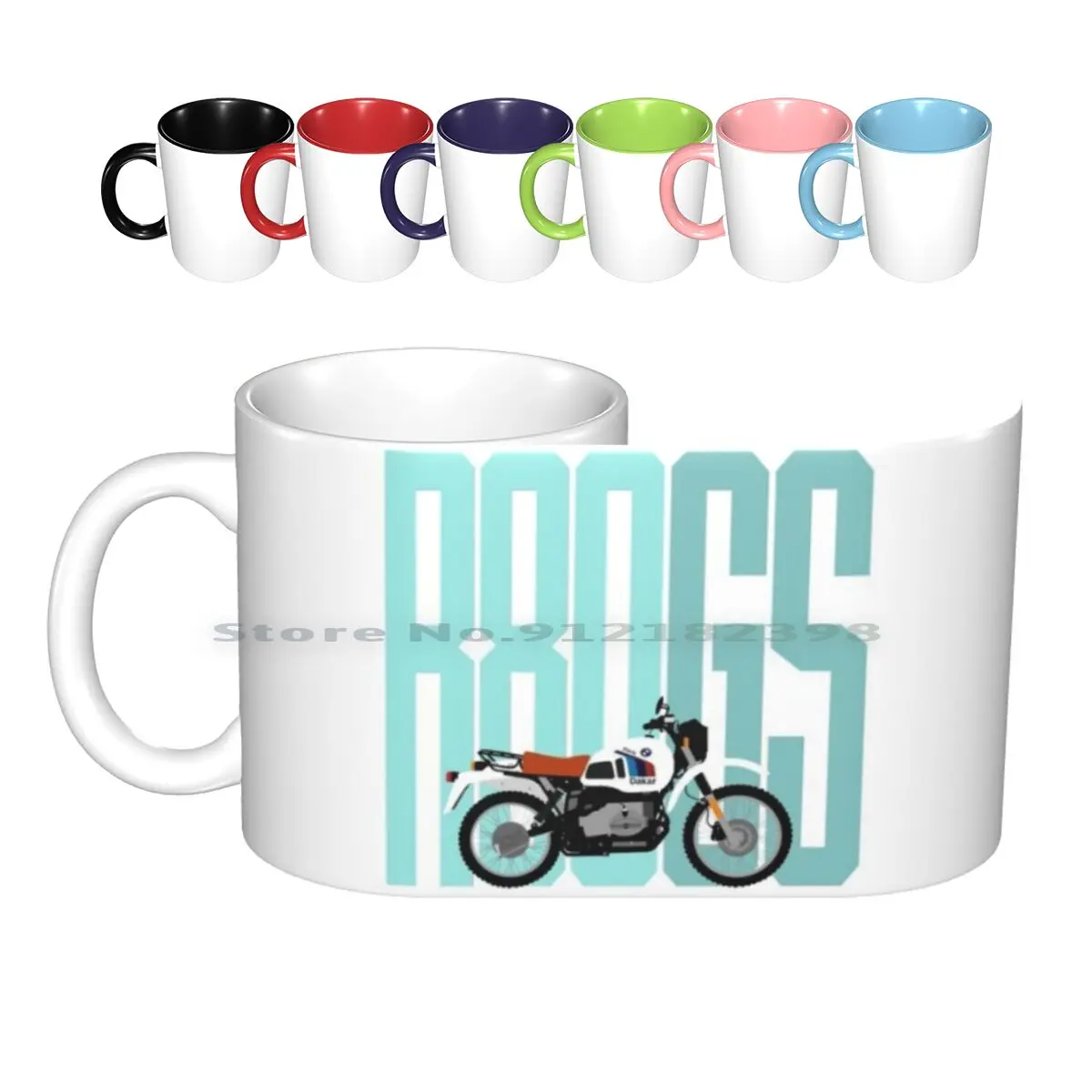 R80 Gs Vintage Moto Tazze In Ceramica Blu Tazze Da Caffè Tazza Da Tè Al Latte R80 Moto Classic Vintage Creative Trend Vintage