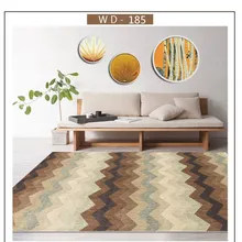 LNon-slip Напольный коврик, диван, стол, ковер, детская спальня, Впитывающий Коврик, кухонный коврик/узор eaf, ковер для гостиной