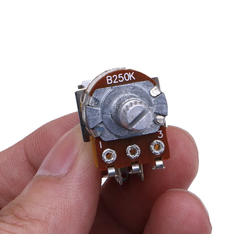 A250K потенциометр нажимной переключатель шлицевой DPDT горшок Shaft17mm электрогитары тон громкости части Y4UB