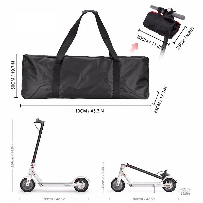 

Waterproof Carry Handbag Scooter Storage Bag For Xiaomi Mijia M365/m187/Pro Ninebot es1/2/3/4 E-TWOW S2 Electric Scooter Bag