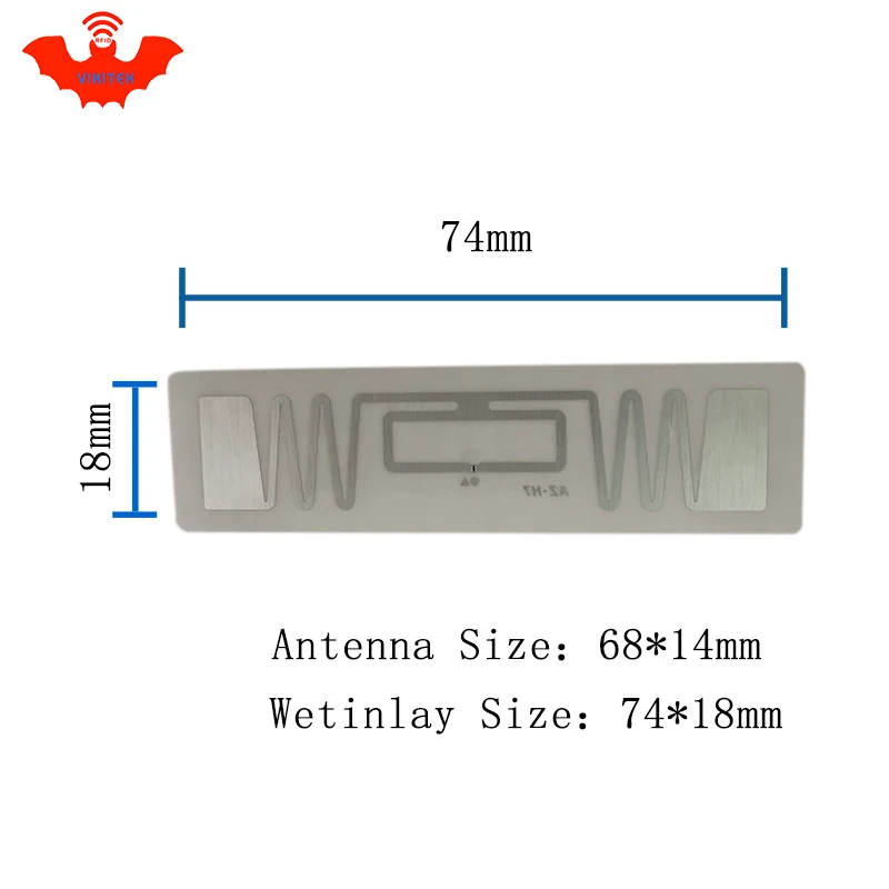 RFID наклейка UHF NXP Ucode7 чип AZ-H7 инкрустация 900 915 868 МГц 860-960 МГц Higgs3 EPCC1G2 6C смарт-карты Пассивные RFID метки этикетка