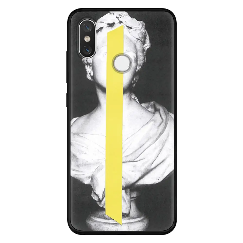 Силиконовый чехол s для Xiao mi Red mi Note 7 S2 5 Plus 6 3 3S Pro 4A 4X 5A 6A чехол для mi 9 8 Lite A3 CC9 CC9e sculpture Art Mona Lisa - Цвет: wnshuang