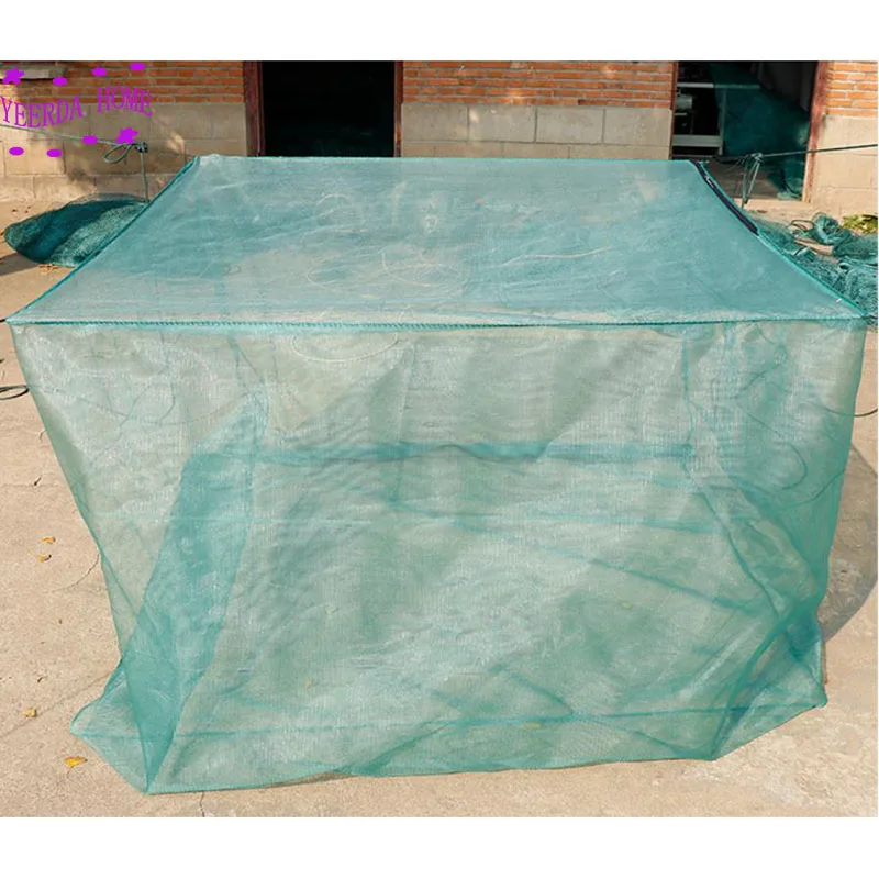 Fish cage with cover loach eel lobster crab net fish to prevent escape 10/40 mesh |