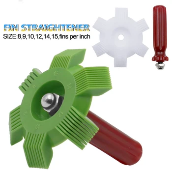 

Car A C Condenser Radiator Evaporator Fin Straightener Coil Comb Plastic Handle Universal Cleaner Tool For Auto Cooling System