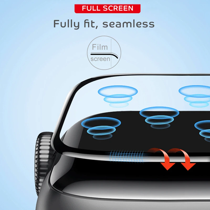Для Apple Watch 5 40 мм 44 3D изогнутый протектор экрана полное покрытие закаленное стекло