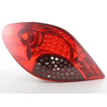 

FKRLXLPG12005fanali rear LED Peugeot 207, red/black