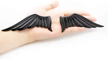 

3D Metal Angel Wing Emblem Car Styling Motorcycle Accessories Metal Badge Stickers Label Emblem Car Stickers