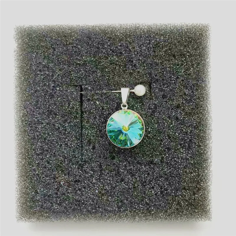 Круглые Подвески с камнями Ms betti 12 мм swarovski rivoli браслет хрустальной подвеской