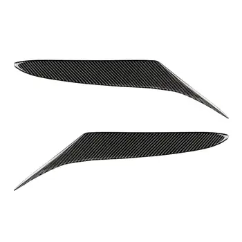 

1 Pair Lamp Eyebrow Carbon Fiber Headlight Eyebrows Eyelids Cover Trim Durable and Practical Personality for Mazda RX-8 04-08