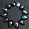 Wholesale Rainbow eye  Natural Obsidian Water Drop Pendants Rope Necklaces Lucky for Men Women Safety Amulet Stone Jewelry 5