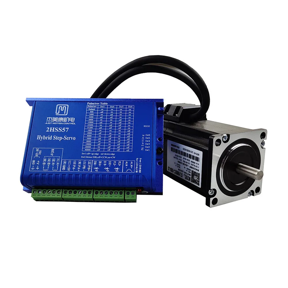 

ЧПУ комплект 2N.M hybrid шаг серводвигатель драйвер 2HSS57 + 57J1880EC-1000 замкнутому циклу входное напряжение DC24-48V