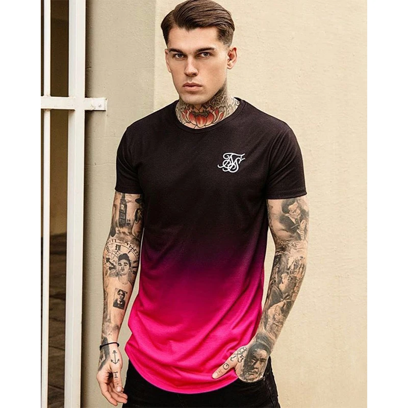 Sik Silk camiseta informal para hombre hip hop, camisetas de moda, ropa de  calle de verano|Camisetas| - AliExpress