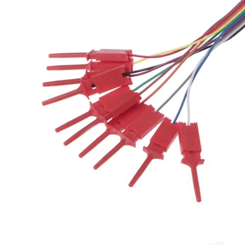 

10 Pcs Test Quick Wire Connection Hook Clip For Logic Analyzer