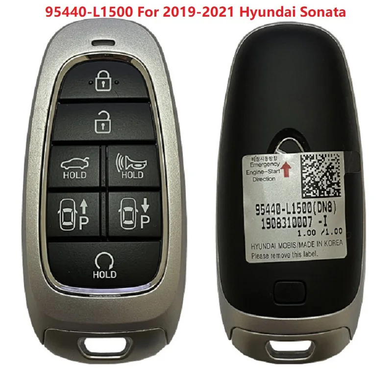 CN020159 PN 95440-L1500 For 2019-2021 Hyundai Sonata 7-Button Original Smart Key FOB TQ8-F08-4F28 (OEM) Keyless Go |