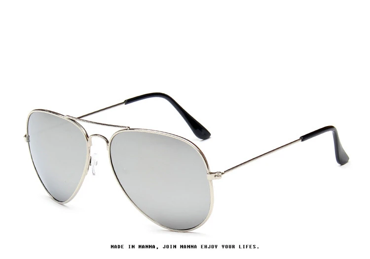 LEIDISEN, солнцезащитные очки для мужчин и женщин, металлические, для вождения, классические, ослепительные, цветные, Ретро стиль, брендовые, дизайнерские, винтажные, UV400, солнцезащитные очки, 3026 - Цвет линз: SILVER