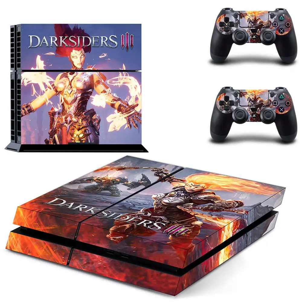 Darksiders 3 наклейки s Наклейка для PS4 PS 4 стикер игровая станция Pegatinas Adesivo консоли