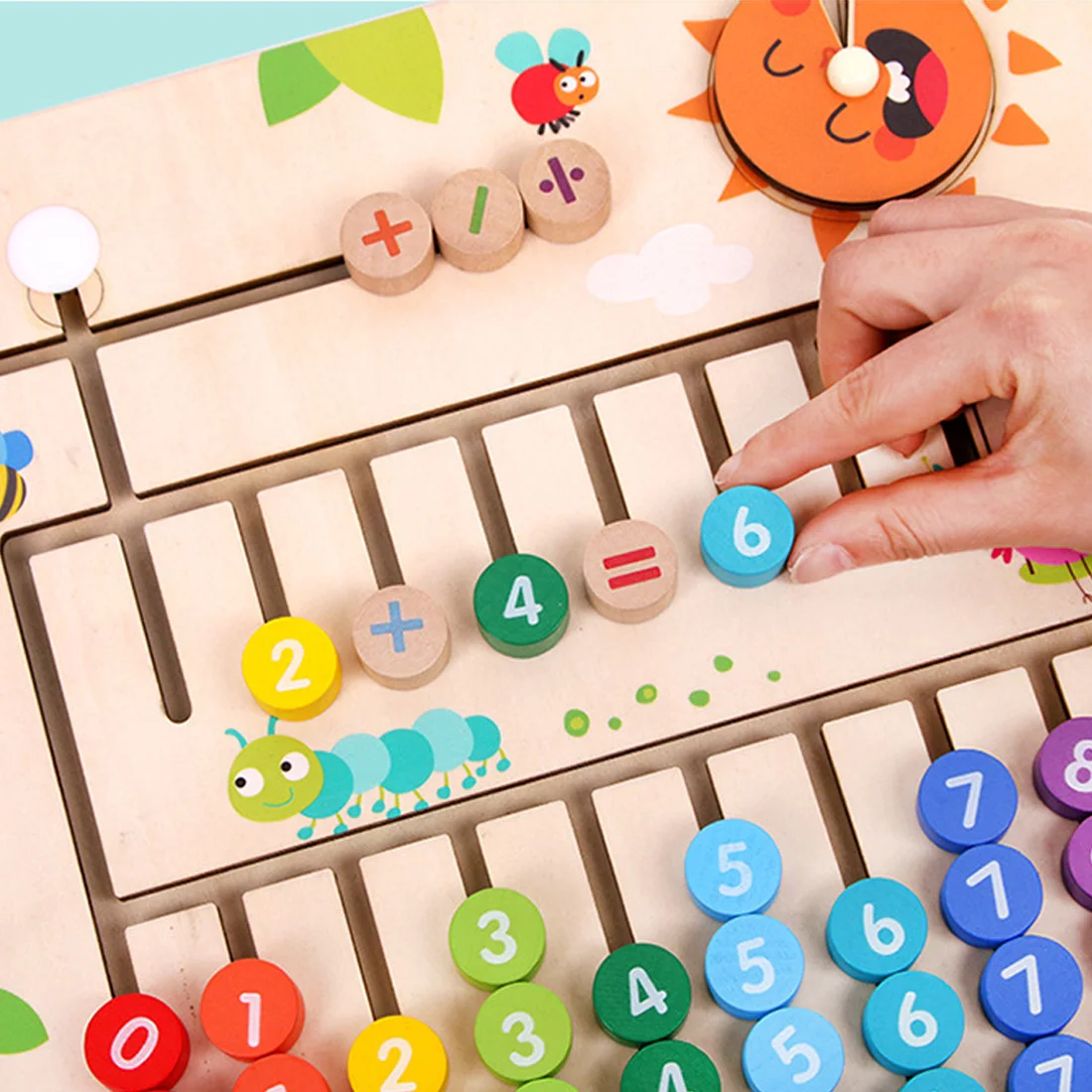 Детская деревянная материалы montessori обучение количество номера, соответствующие цифровой Форма матч доска для рисования образования математические игрушки