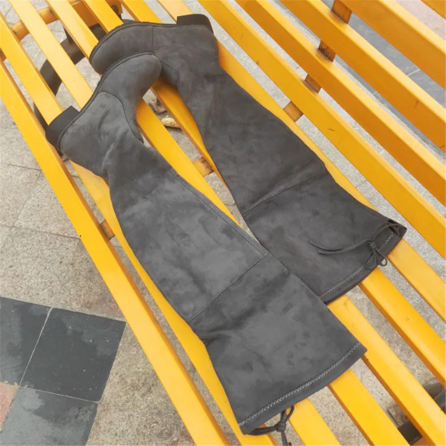 

knee platform shoes womens summer Elastic High Comfortable Overknee boots