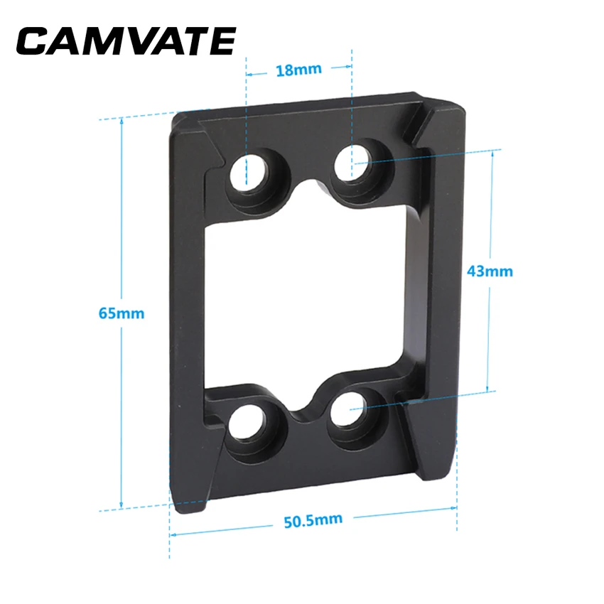 Cammate Manfrotto стильный БЫСТРОРАЗЪЕМНАЯ Базовая пластина адаптер с 1/4 &quotмонтажными