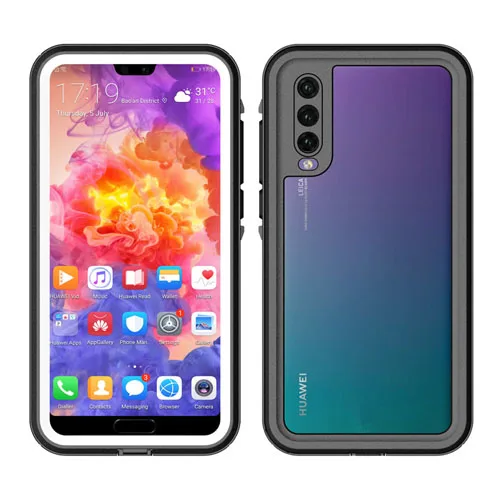 Для huawei P20 Pro Чехол для телефона RedPepper IP68 Подводный Чехол герметичный противоударный чехол для huawei P20 прозрачный чехол - Цвет: white