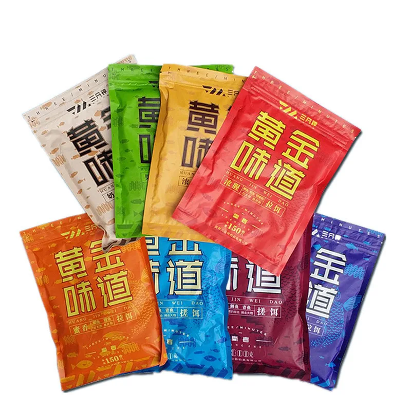 

Three Minutes shang zhe Gold Taste Bait Rubbing Bait Feed Crucian Carp Grass Bream Take-all Fishing Gear