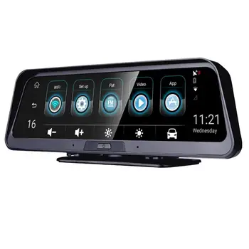 

4G Center Console GPS Truck Recorder 10 Inch Wifi Dual Record Driving Recorder Touch Screen Bus Recorder