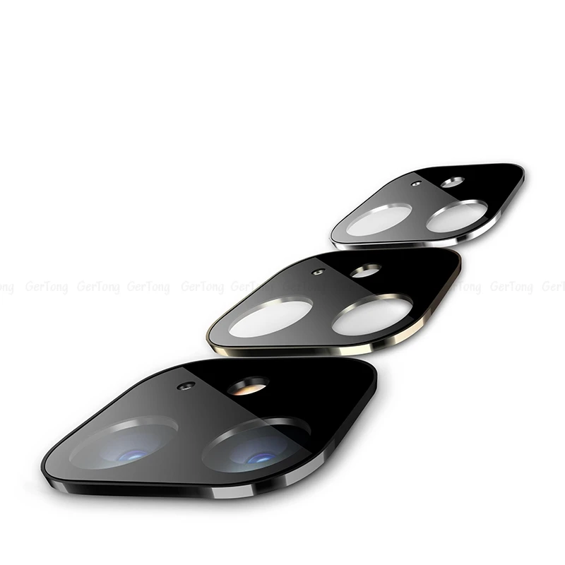3D полный задний объектив камеры протектор экрана для iPhone 11 Pro Max стеклянная пленка алюминиевый Объектив защитный чехол для iPhone X XS Max XR