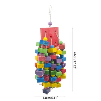 

Bird Toy Parrot Toy Made with Nature Wood, Parrot Toys for Small B0KC