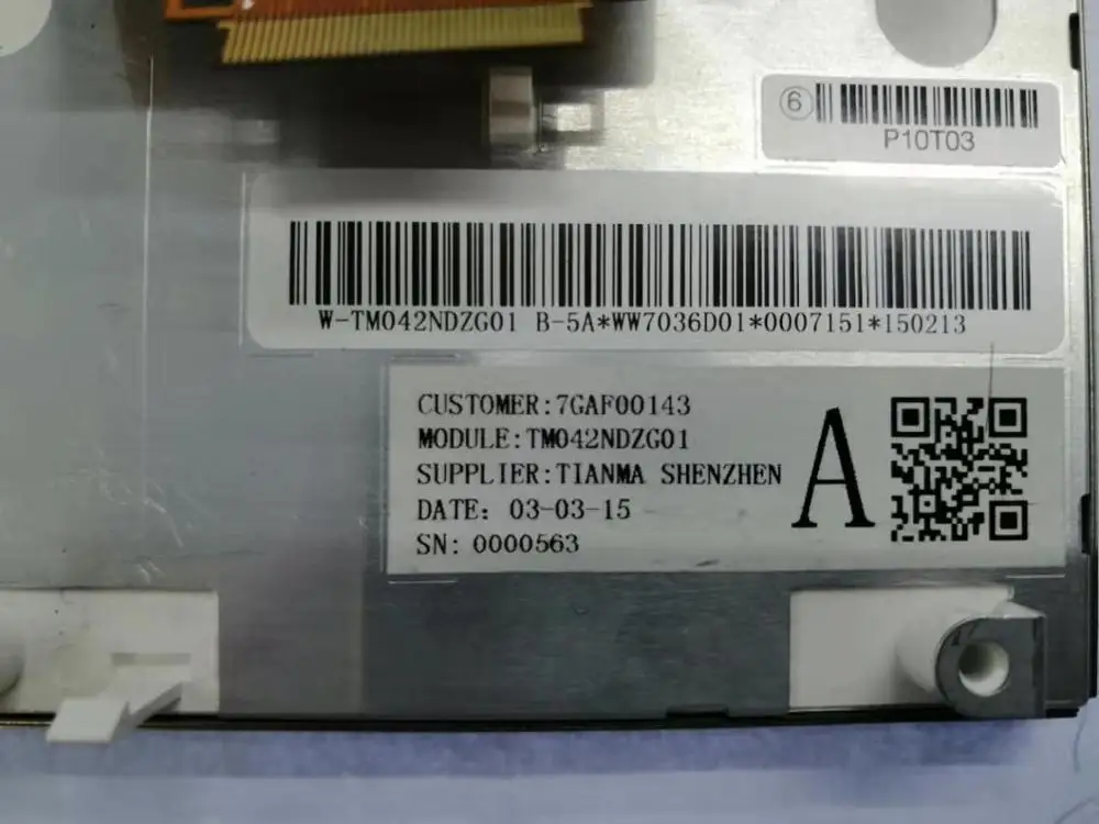 Yqwsyxl 4,2 дюймовый ЖК-экран панель TM042NDZG01/W-TM042NDZG01 Замена ЖК-панели