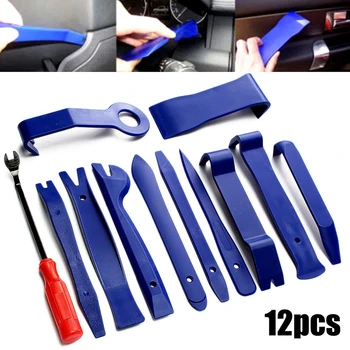 

12pcs/set Audio Disassembly Loudspeaker Durable Repair Repairing Interior Plastic Practical Car Panel Removal Tool
