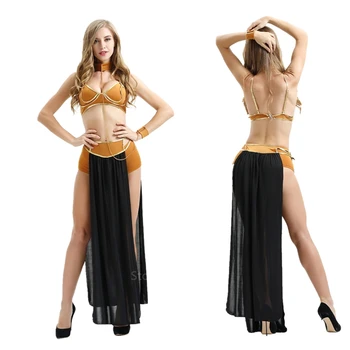 

Sexy Woman Halloween Cosplay Costume Carnival Party Queen Clothing Set Lady Lingerie Stage Performance Bar Mesh Skirt