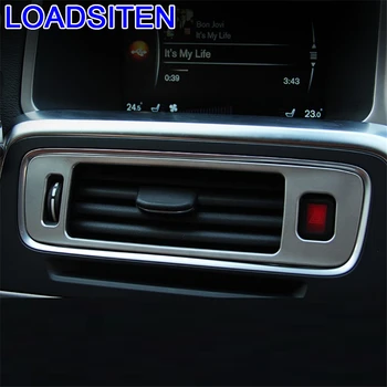 

Car Chromium Automovil Automobile Auto Control System Interior Bright Sequins Covers Parts Modification 18 19 FOR Volvo S60L