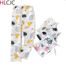 Дешево! Мягкие удобные женские длинные Хлопковые Штаны для сна домашние штаны женские весенне-летние хлопковые пижамы штаны для сна