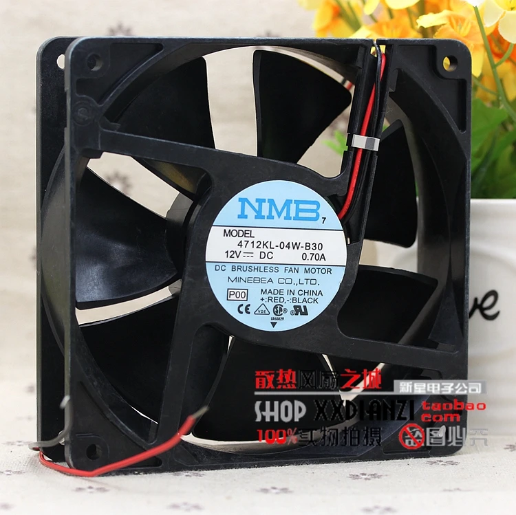 

New 4712KL-04W-B30 12032 0.7A 12cm 12V large air volume cooling fan