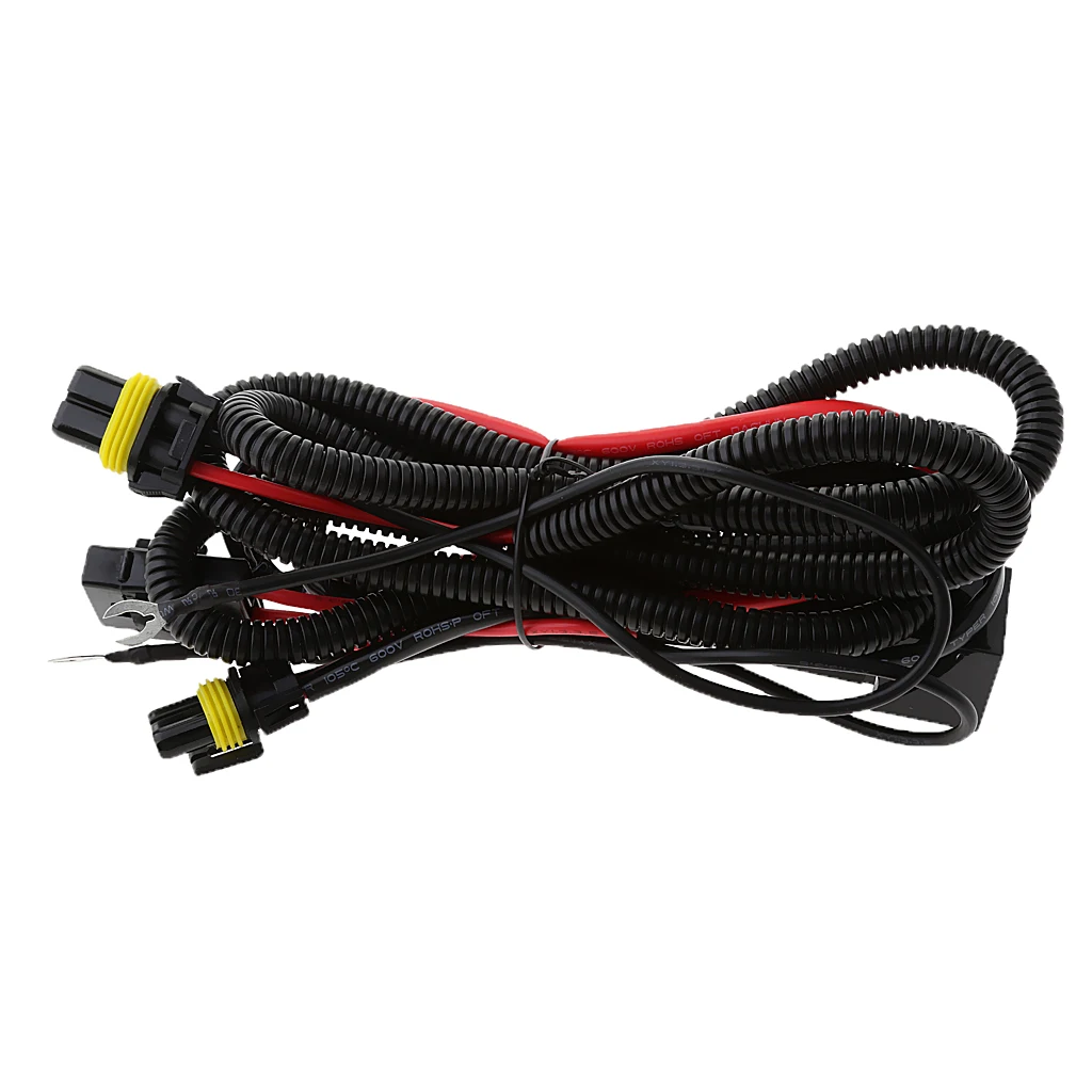 H3 H4 H7 H11 9005 9006 HID переделочный комплект Реле Жгут Проводов адаптер для
