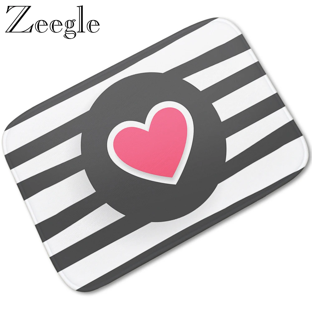 Zeegle Floor Mat Non-slip Outdoor Doormats Kitchen Carpet Soft Entrance Door Mat Hallway Carpet Foot Rug